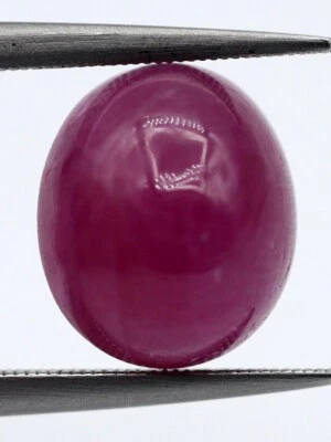 Loose Oval Shape 9x8 mm No Heat 100% Natural Pinkish Red Ruby 5.13 Ct Gemstone - Image 1 of 4
