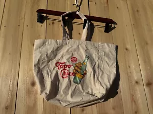 Topo Chico Fria Gusta + Mas Graphic Grocery Tote Shoulder Large Bag - Picture 1 of 7