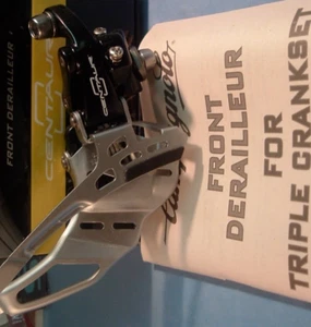 Campagnolo Centaur Triple Road Front Derailleur- NEW/NOS-BP/BS-3x10-Spd-Braze-On - Picture 1 of 10