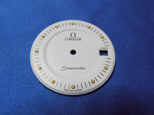 Weißes Zifferblatt für Omega Seamaster Quartz Durchmesser ca.25,5mm neuwertigTOP