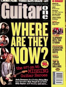 Guitar One Magazine Linkin Park Three Days Grace Tesla March 2004 Guitar Tab - Picture 1 of 7