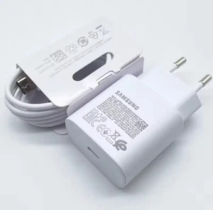 CHARGEUR SAMSUNG 25W + CABLE TYPE C TO USB C - Photo 1/18