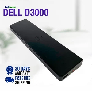 Dell D3000 SuperSpeed USB 3.0 Docking Station HDMI DVI - Picture 1 of 9