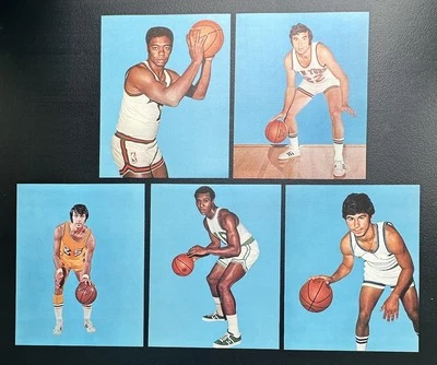 Lot of 5 Diff. 1973-74 NBA Players Association 8x10 Color Player Photos - NM - Image 1 of 2