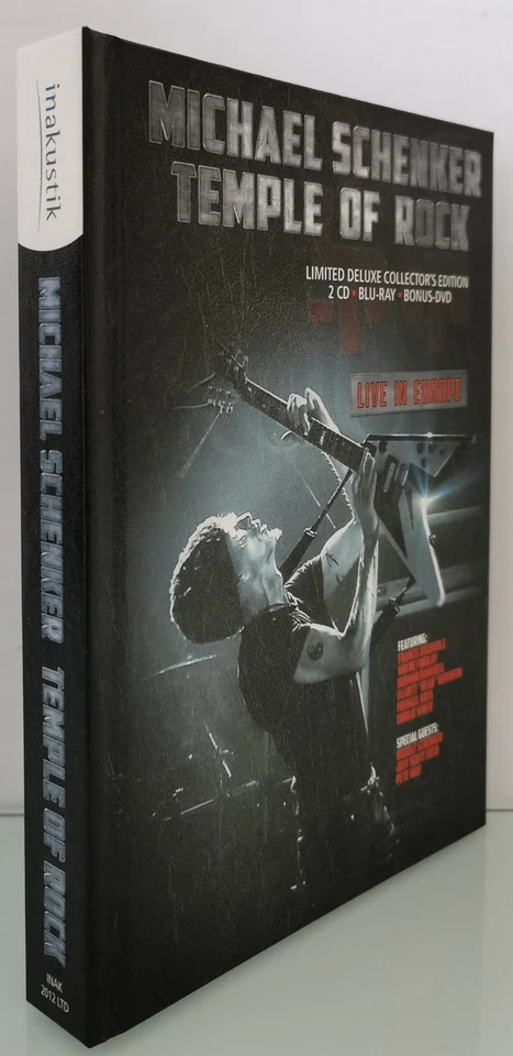 Michael Schenker, Temple Of Rock – Live In Europe, Hardback Book Set - Bild 1 von 4