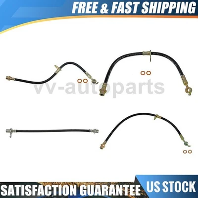 Manguera hidráulica de freno trasero delantero Dorman 4 piezas para Toyota Camry 2002-2006 Foto 1 de 4