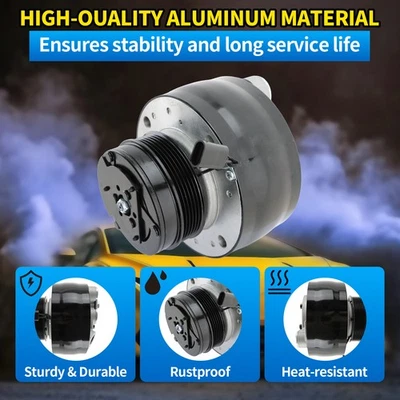 Fit For Chevy GMC C/K Series Yukon S10 6PK CO11168MC-KTC AC Compressor w/Clutch - Image 1 of 4