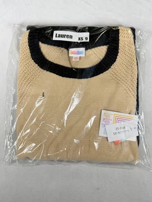 New LuLaRoe Lauren Sweater Dress Raglan Sleeves Cable Knit Size XS 9 - Image 1 of 3