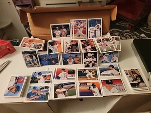 Lot Of 1991 UPPER DECK Baseball Cards In Cardboard Box With Duplicates  - Picture 1 of 6