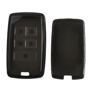 Transparent Black Car Key Fob Cover Case Fit For Jaguar For Land Rover Series - Picture 1 of 12