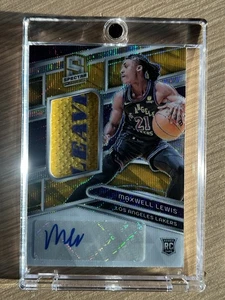 2023-24 Panini Spectra - Rookie Jersey Autographs Maxwell Lewis #228 FOTL 2/3 - Picture 1 of 2