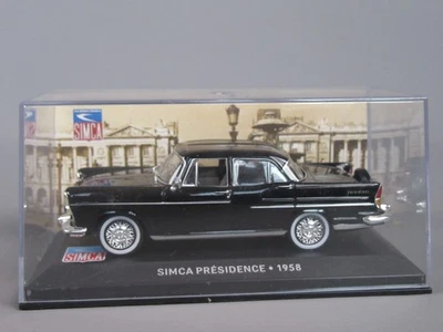 D778 IXO Cina Simca Presidenza 1958 Nera 1:43 + Scatola Le Belle Anni SIMCA - Immagine 1 di 4