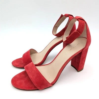 Sandalias Pelle Moda Briar de tacón alto con correa en el tobillo para mujer rojas talla US10M EU41 Foto 1 de 4