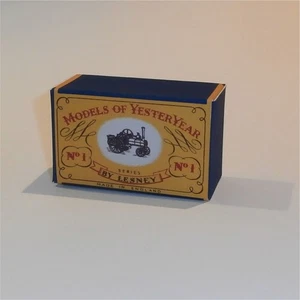 Matchbox Lesney Yesteryear 1 a motor de tracción Allchin estilo caja de reproducción - Imagen 1 de 5