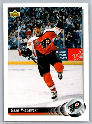 Greg Paslawski 1992-93 Upper Deck HOCKEY #531 Philadelphia Flyers - Image 1 of 2