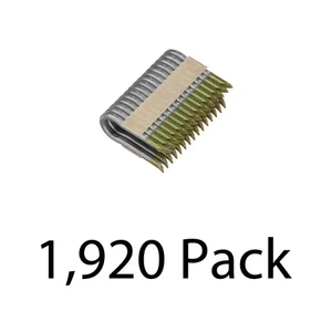 1.75 In. X 9-Gauge Galvanized Barbed Paper Tape Fencing Staples 2 Boxes (960 per - Picture 1 of 7