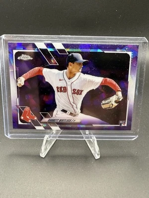 2021 Topps Chrome Update Sapphire GARRETT WHITLOCK RC US133 Purple 1/10 - Image 1 of 2