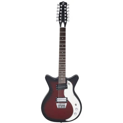 Danelectro 59X 12 String Red Burst, D59X12-REDB - Image 1 of 4