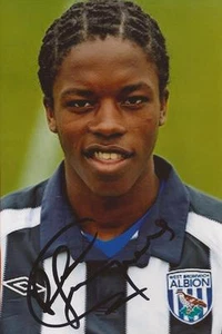 WEST BROM: ROMAINE SAWYERS SIGNED 6x4 PORTRAIT PHOTO+COA - Bild 1 von 1