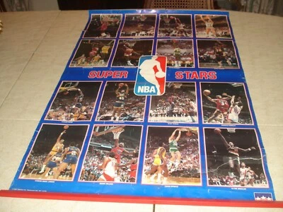 NBA Super Stars Wall Poster Starline 1987 - Image 1 of 4