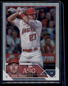 2023 Topps Chrome Update Series - 2023 All-Star Game #ASGC-18 Mike Trout - Picture 1 of 2
