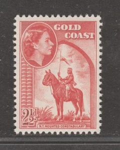 GOLD COAST 1952 2 1/2d Scarlet SG 157 MNH - Picture 1 of 2