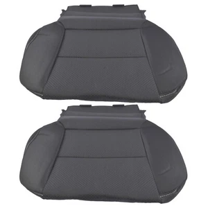 2* Lower Seat Cushion Cover Black Cloth for Chevy Silverado GMC Sierra 84549871 - Picture 1 of 12