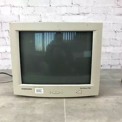 Samsung SyncMaster 750s Retro 15 inch CRT Monitor - For Parts - READ - Image 1 of 4