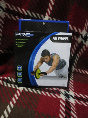 Rueda Pro Strength Ab negra/amarilla ligera portátil núcleo fuerza equilibrio Foto 1 de 2