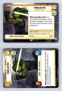 Quinlan Vos #293 Star Wars Unlimited Twilight Republic Common Hyperspace TCG - Picture 1 of 1