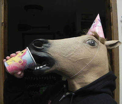 NEW!! Horse Mask - In package Never worn - Fun Dress up Adult size Mask - Image 1 of 3