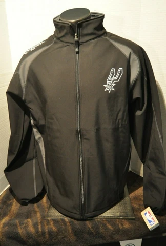San Antonio Spurs NBA Men's Tall Full-Zip Majestic Jacket Size M Tall -L Tall Cover