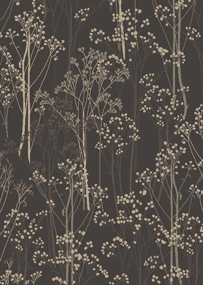 Alfombra Aspen 8X10 5X8 Abstracta Árbol Elegante Moderna Linda Marrón Gris Beige Foto 1 de 1