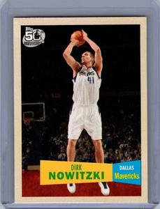 2007-08 Topps #41 Dirk Nowitzki 1957-58 Variations - Picture 1 of 2