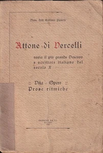 Pasteris - Attone di Vercelli - Vita, Opere, Prose Ritmiche - 1925 Medio Evo - Picture 1 of 1