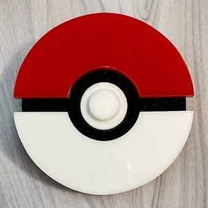 Pokemon Poke Ball Fridge Magnet. Made from 3mm Acrylic. Fitted with 30mm Magnet. - Picture 1 of 8