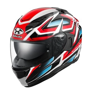 OGK Kabuto Bike Helmet Full Face KAMUI3 Acrobat (Acrobat) White Red (Siz - Picture 1 of 1
