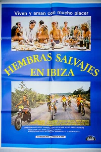 HEMBRAS SALVAJES EN IBIZA -- Poster Cartel de Cine - Picture 1 of 1