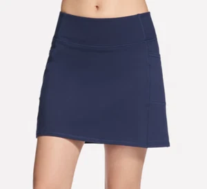 Falda corta Skechers GoFlex GoWalk XL azul cintura alta UPF 40+ - Imagen 1 de 8