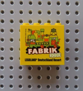 Lego Sammelstein gelb 2x4x3 30144pb290 Deutschland Fabrik 2020 - Bild 1 von 1
