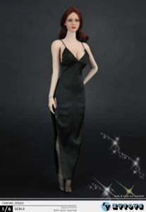 Juego de medias de vestido largas en V profunda 1/6 para figura femenina TBL PHICEN Hot Toys - Imagen 1 de 5