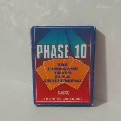 1992 Phase 10 Card Game-Fundex-complete-#9220-great family card game - Image 1 of 4