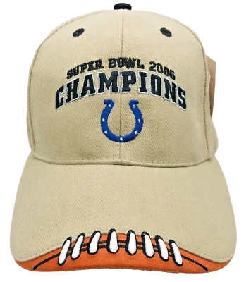 Кепка Reebok Indianapolis Colts кепка Super Bowl XLI Champions 2006 регулируемая - Изображение 1 из 4