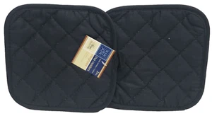 Set di 2 Portapentole Stesse Stampate, 7""x7"", COLORE NERO, GR - Foto 1 di 5
