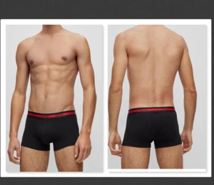 NUEVO HUGO Hombre Algodón Elástico Baúl Ropa Interior Talla XXL - Imagen 1 de 9