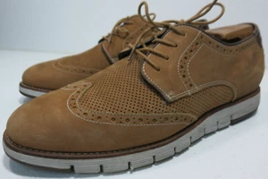 Johnston & Murphy Wingtip Sheepskin Leather Casual Footwear Oxford Shoes 8.5 M - Picture 1 of 9