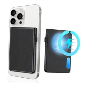 Magentic Phone Wallet, Magnet Card Holder for Phone Magsafe Wallet Anti Black - Picture 1 of 7