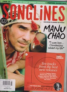 SONGLINES MAGAZINE WITH CD JUNE 2013, Discover A World of Music, MANU CHAO. - Picture 1 of 1