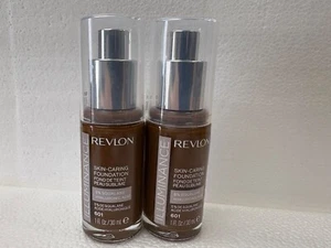 2 Bottles revlon illuminance skin-caring liquid foundation #601 - Picture 1 of 5