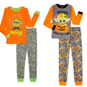 Boy’s Star Wars Yoda Halloween 2pc Pajama Set, Size 8 & 10, 2 styles available - Picture 1 of 7